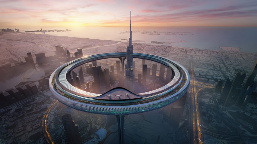 حلقه برج خلیفه دبی