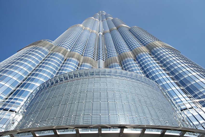 عکس نمای برج خلیفه دبی