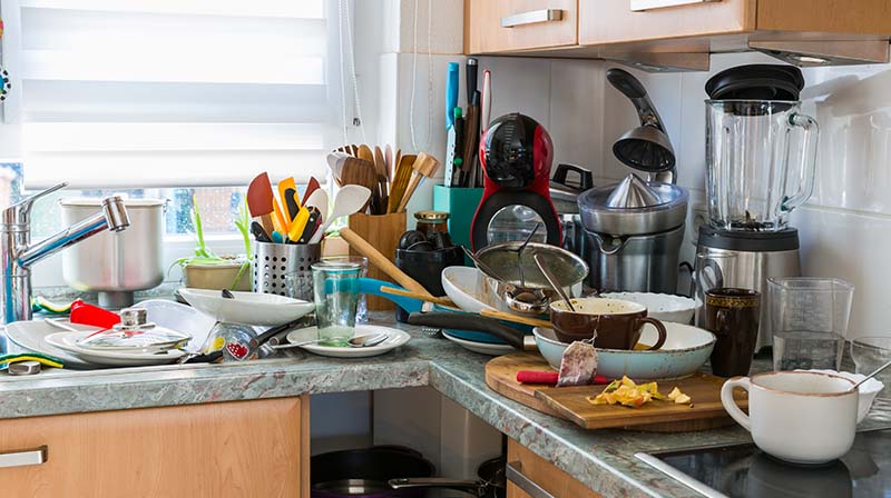 مزایای آشپزخانه کثیف چیست؟