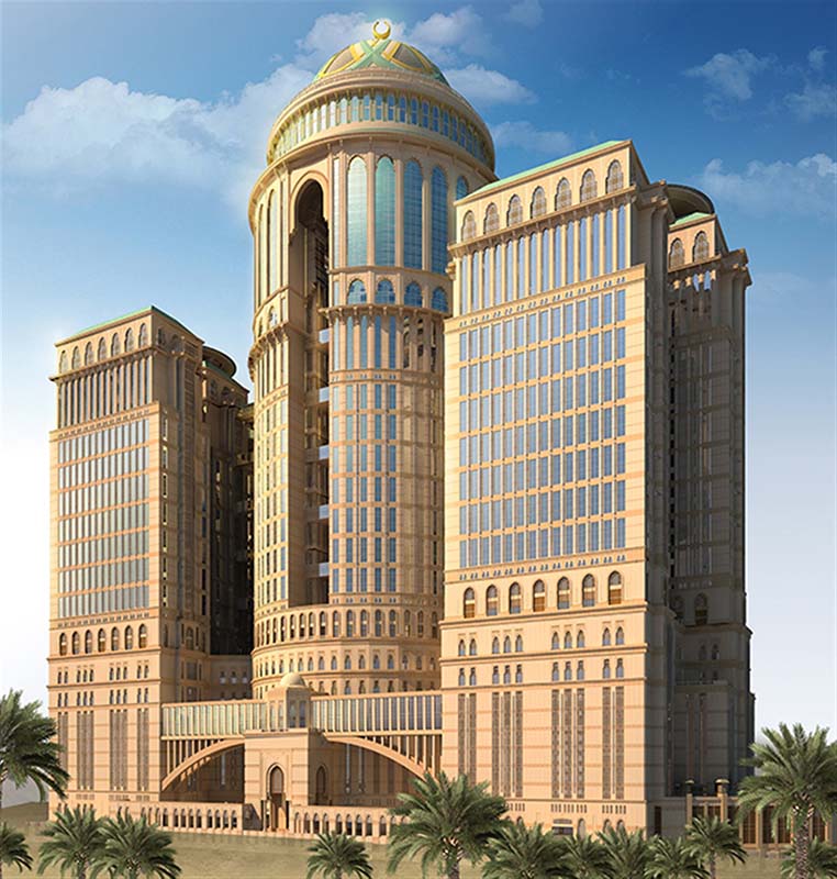 ابراج کودای (Abraj Kudai) بزرگترین هتل جهان در مکه